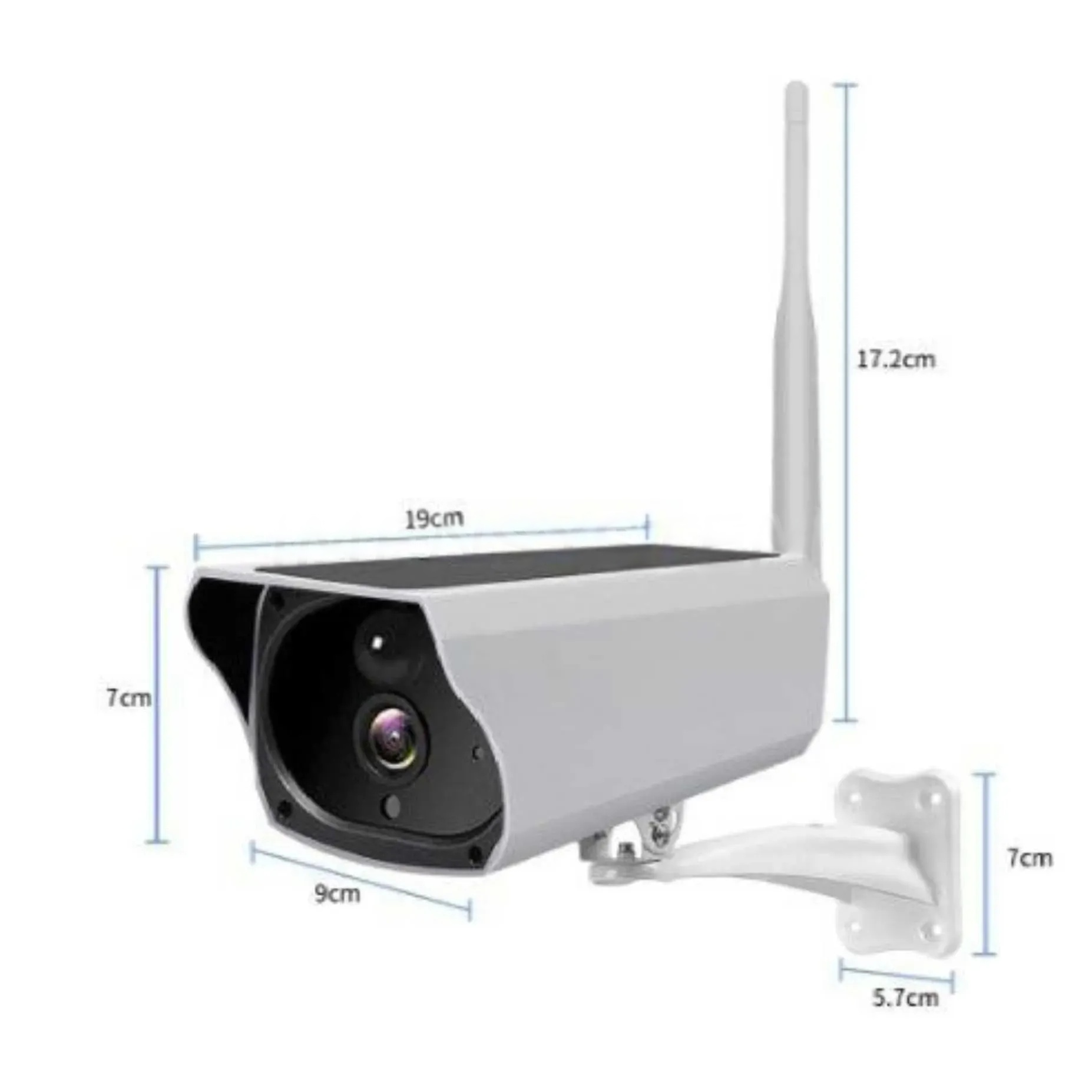 دوربین وای فای خورشیدی IP B WIFI SOLAR Vt1 – W – 4MM