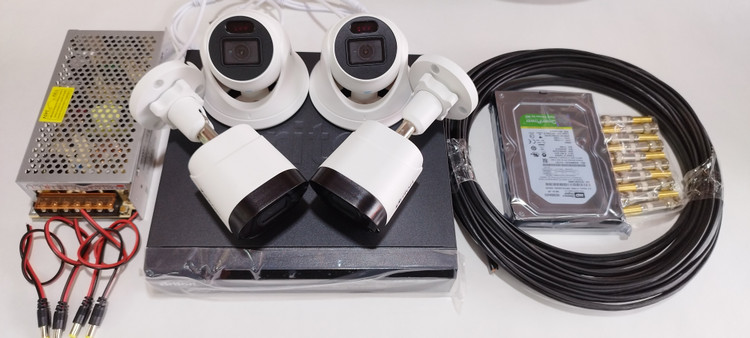 پکیج ۴ دوربین مداربسته اقتصادی